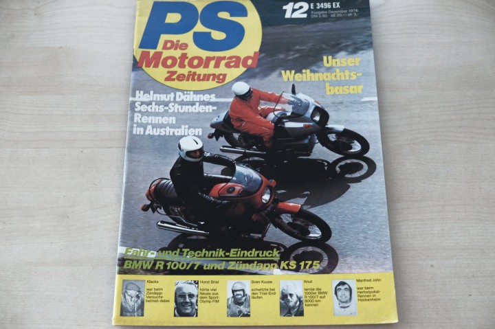 Deckblatt PS Sport Motorrad (12/1976)
